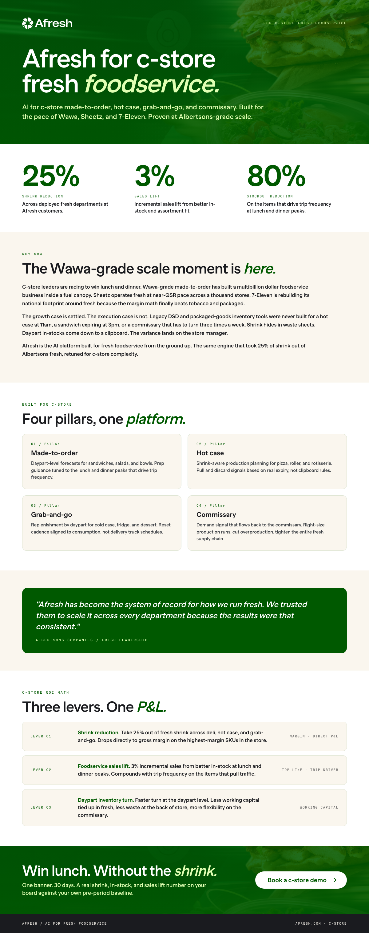C-Store one-pager