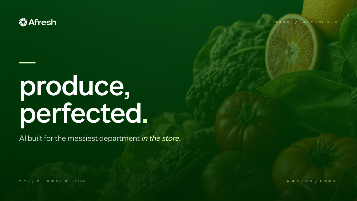 Produce deck